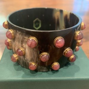 Ashley Pittman Chemka Bangle Dark Horn
